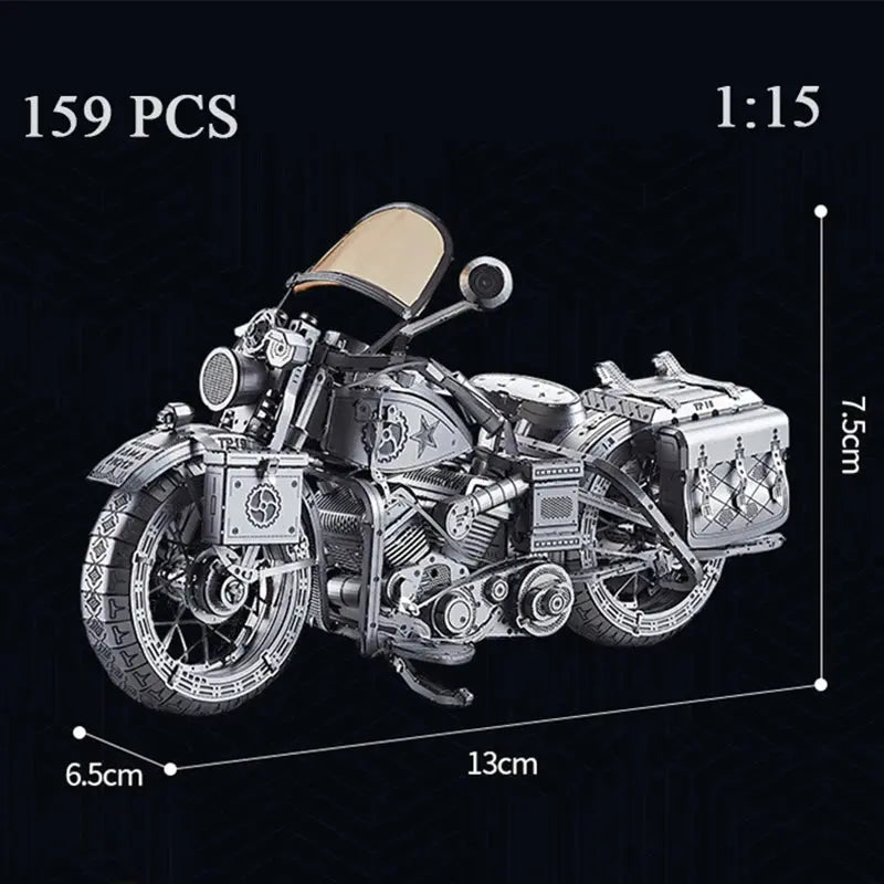 Metal Motorcycle 3D Kits DIY - Model to assemble