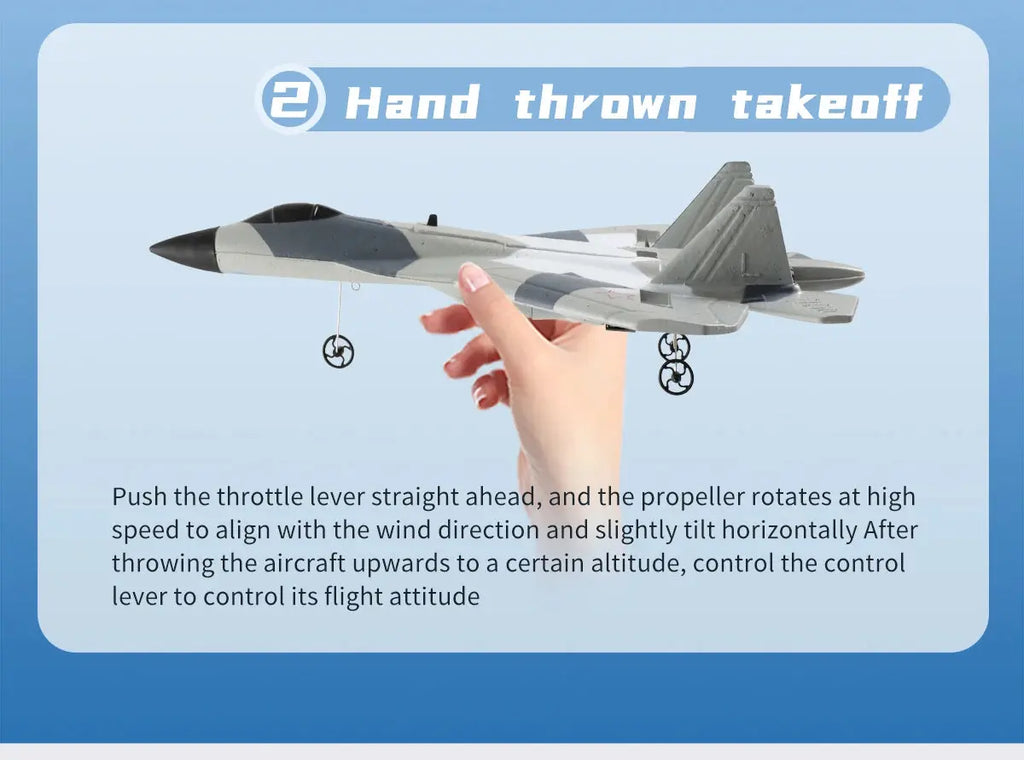 SU-35 RC Fighter Jet Foam Glider – 2.4G Remote Control Fixed Wing Airplane for Kids & Hobbyists - Model to assemble
