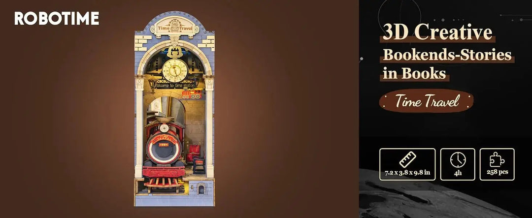 Doll House for Bookshelf - Model to assemble