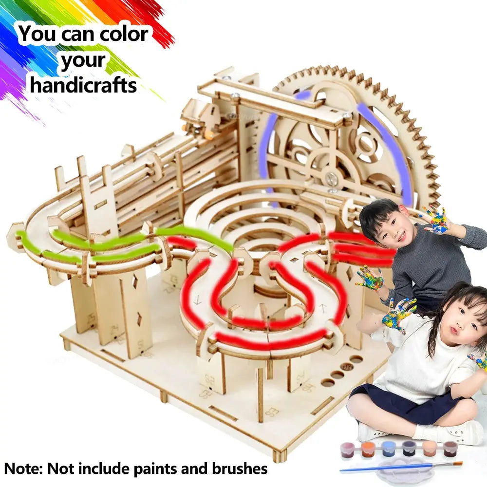 Rolling Ball Track Model Kits - Model to assemble