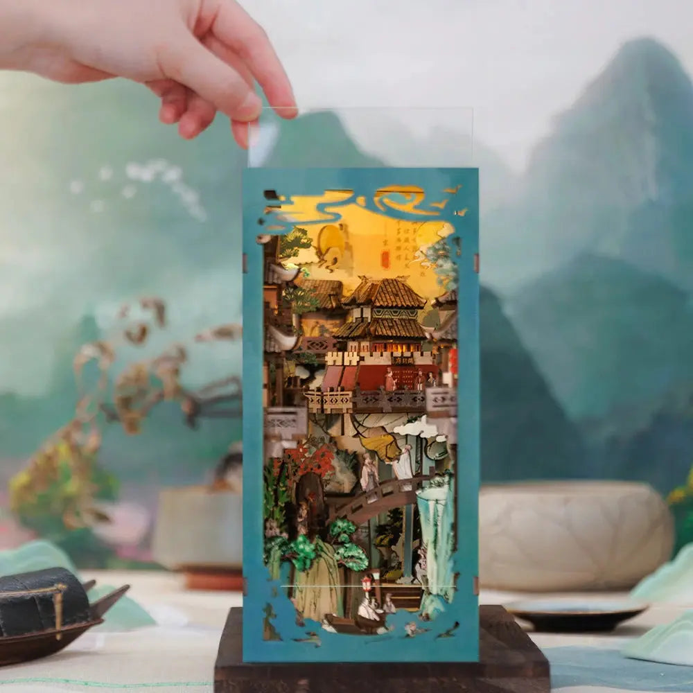 Antiquity Chinese Style Bookend - Model to assemble