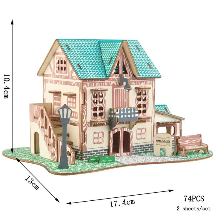 Ancient Town of Fenghuang Model to assemble
