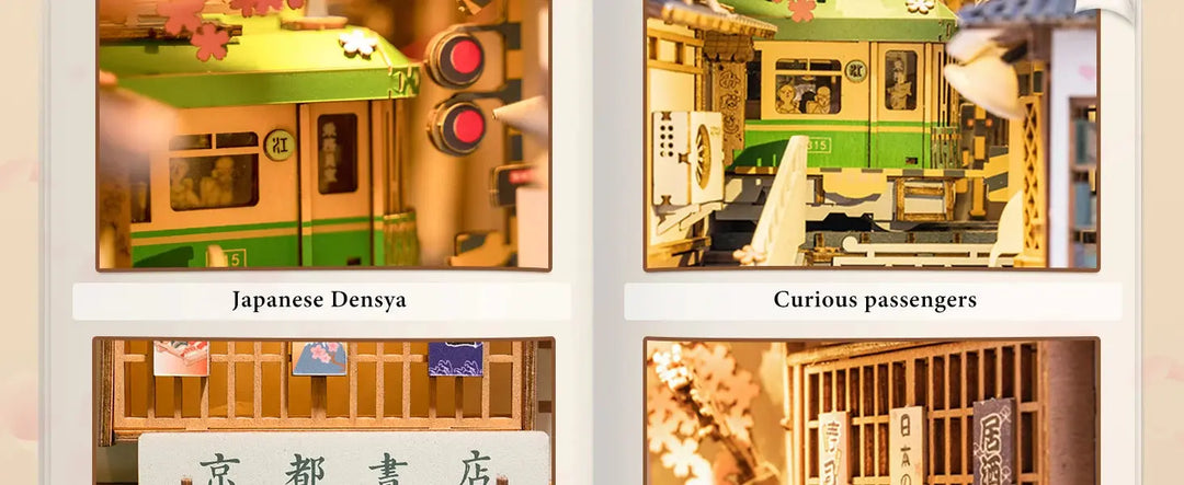 Doll House for Bookshelf - Model to assemble