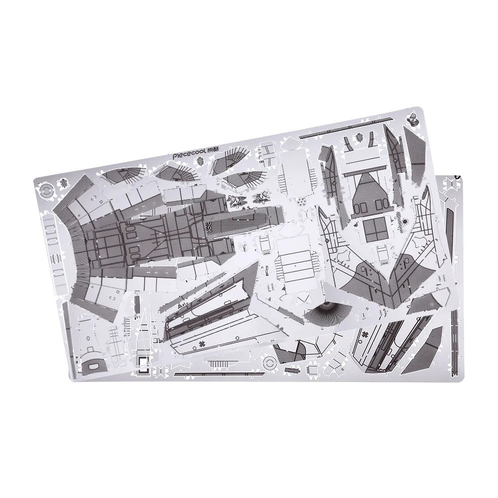 Piececool 3D Metal Puzzles for Adult Tornado Fighter Jets DIY Toy Jigsaw Brain Teaser Model Kits Best Birthday Gifts Model to assemble