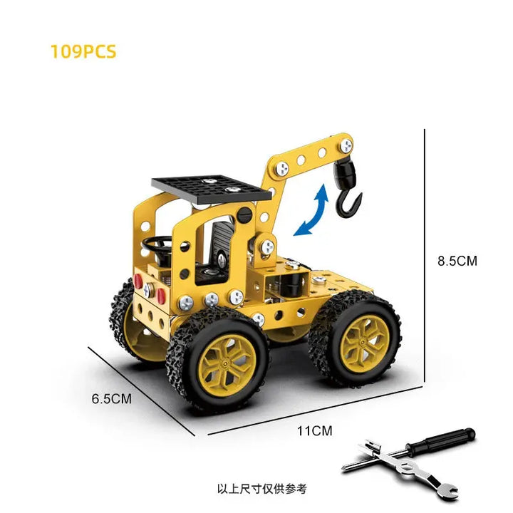Off-road Excavator Engineering Vehicle Model to assemble