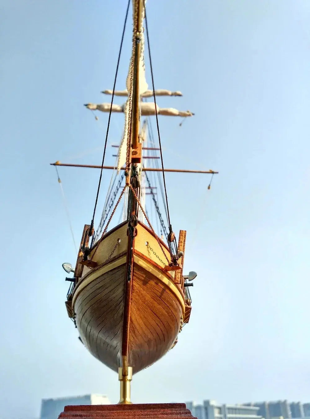 Wooden Assembled Ancient Sailboat Model Kit - Model to assemble