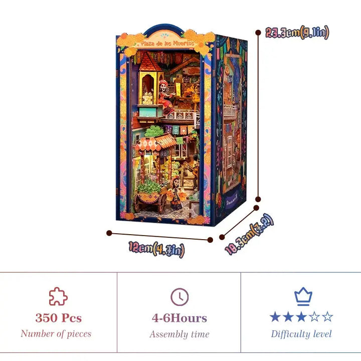 Plaza de los Muertos book nook - Model to assemble