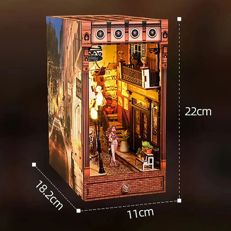 DIY bookend Kits With LED Light - Model to assemble