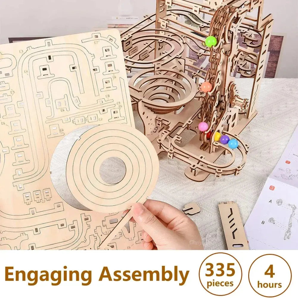 Marble Run Set DIY Assemble Building Model - Model to assemble
