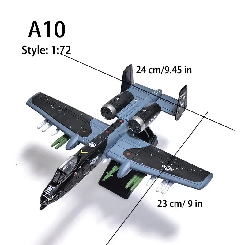 DIY Military Aircraft Model Kit – F14, F35, B2 Bomber & AH64 Helicopter Building Blocks - Model to assemble