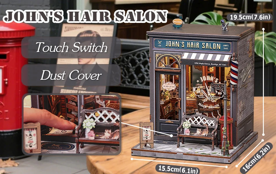 Japan Style Book Nook - Model to assemble