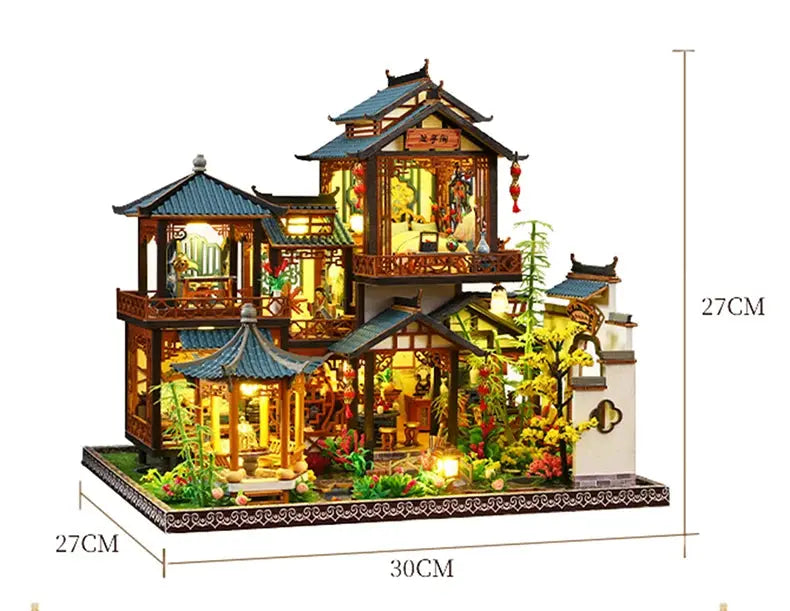 Asian DollHouse Model - Model to assemble