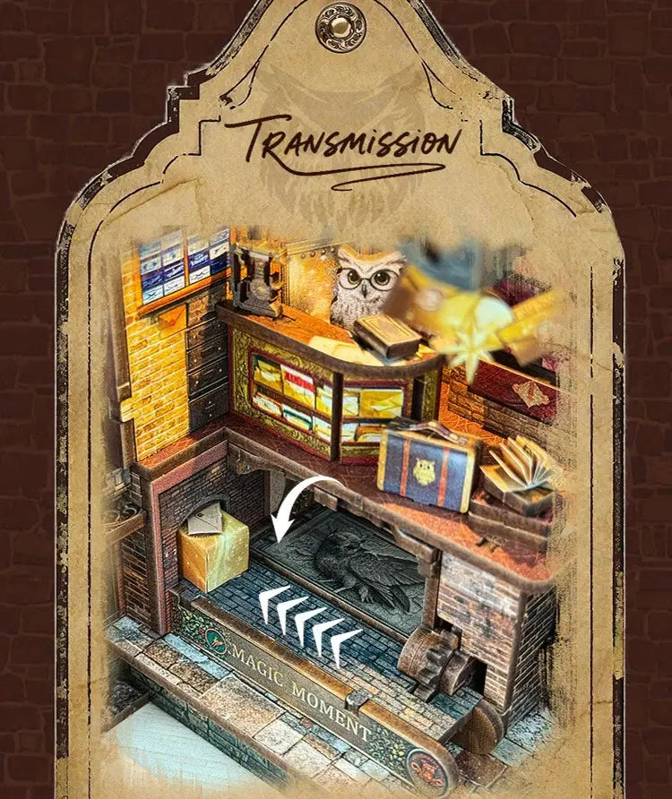 Owl Post Office DollHouse - Model to assemble