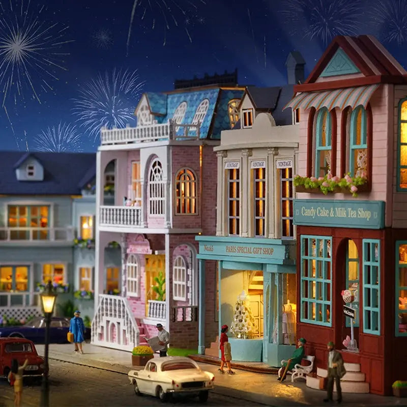 Magnificent Architectural miniature house - Model to assemble