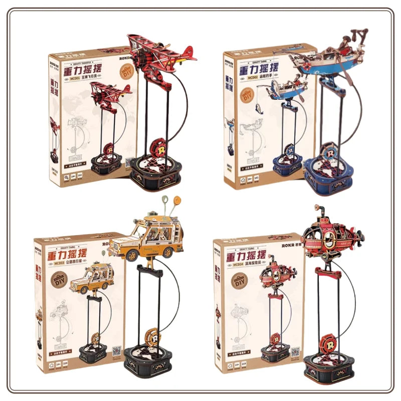 Gravity Swinging Blocks - Model to assemble