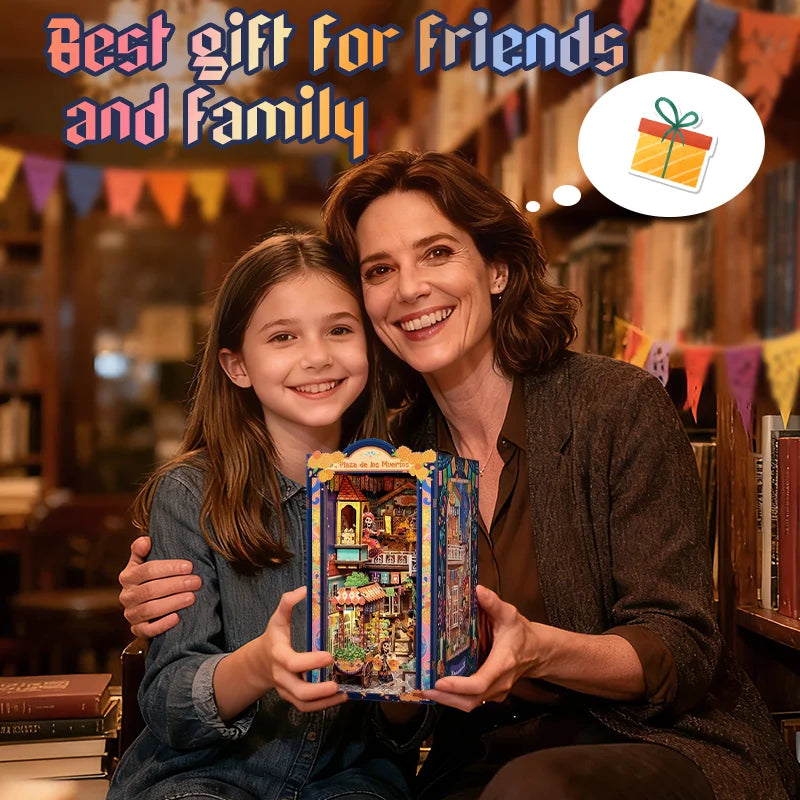 Plaza de los Muertos book nook - Model to assemble