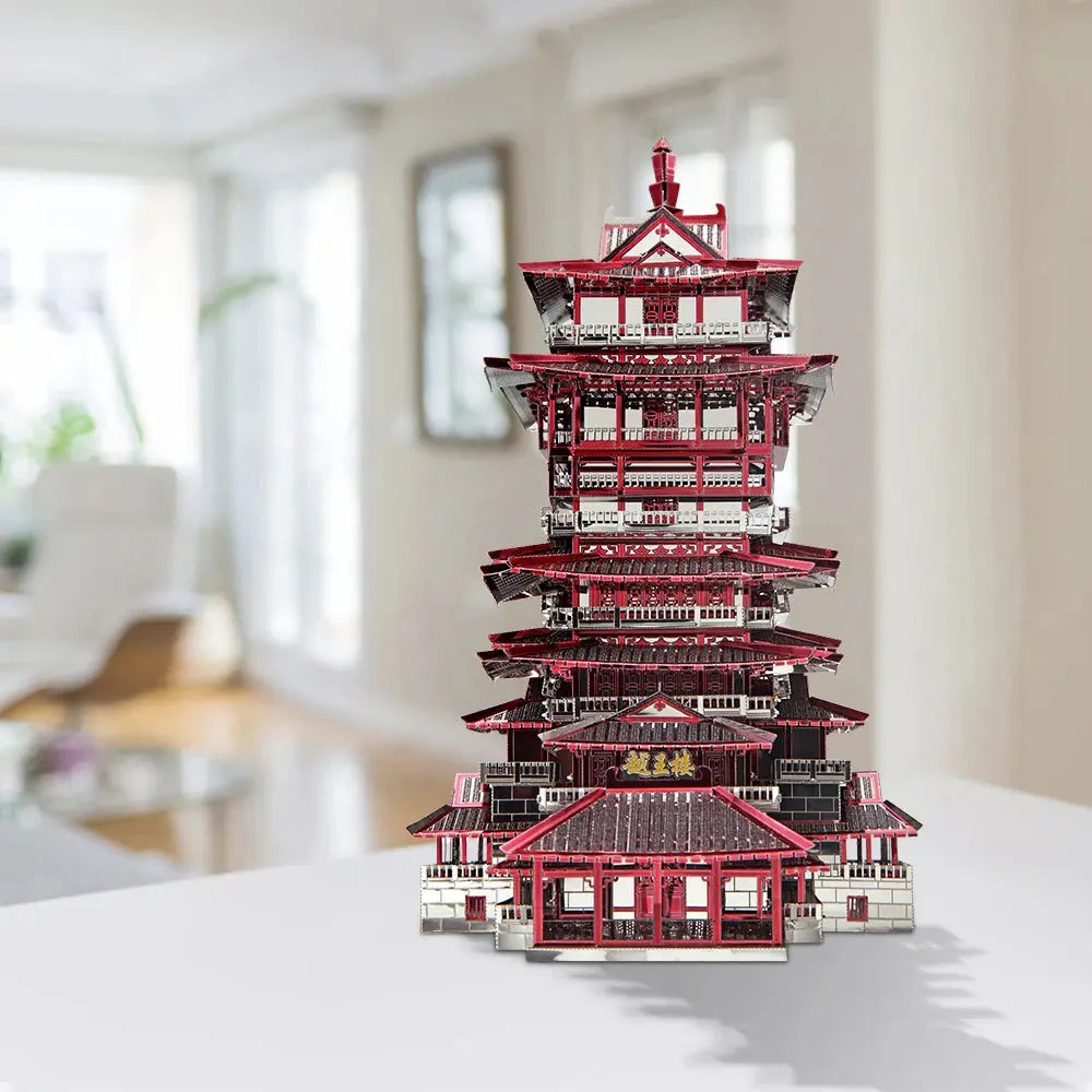 Chinese Buildings Metal Model to assemble