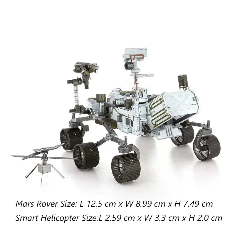 3D Metal Puzzle UFO DIY Handmade Space Exploration Spacecraft Assembly Model Jigsaw Puzzle Toys For Adult Kids Model to assemble