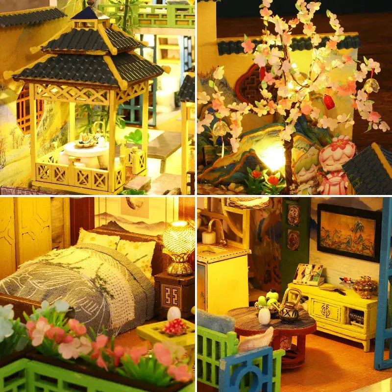 Traditional Chinese Villa DIY Dollhouse