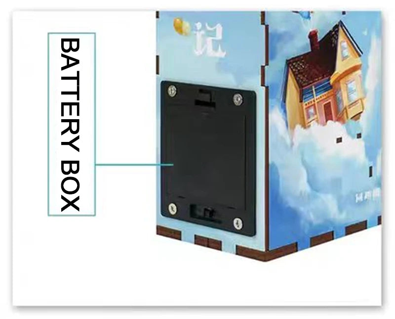 UP Book Nook Figurines Miniature Kits Bookshelf - Model to assemble