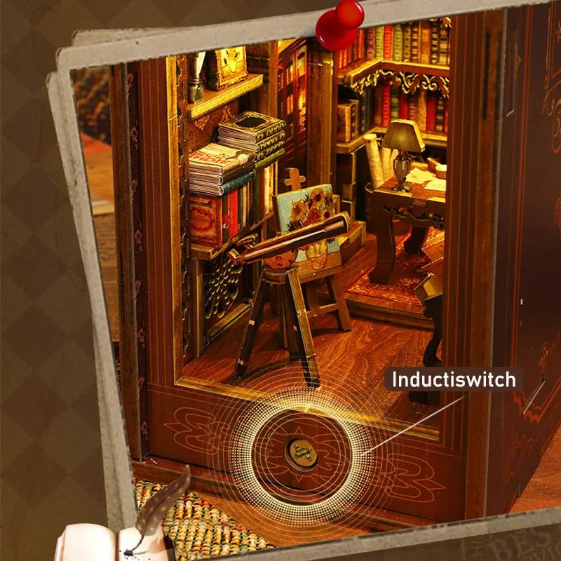 DIY bookend Kits With LED Light - Model to assemble