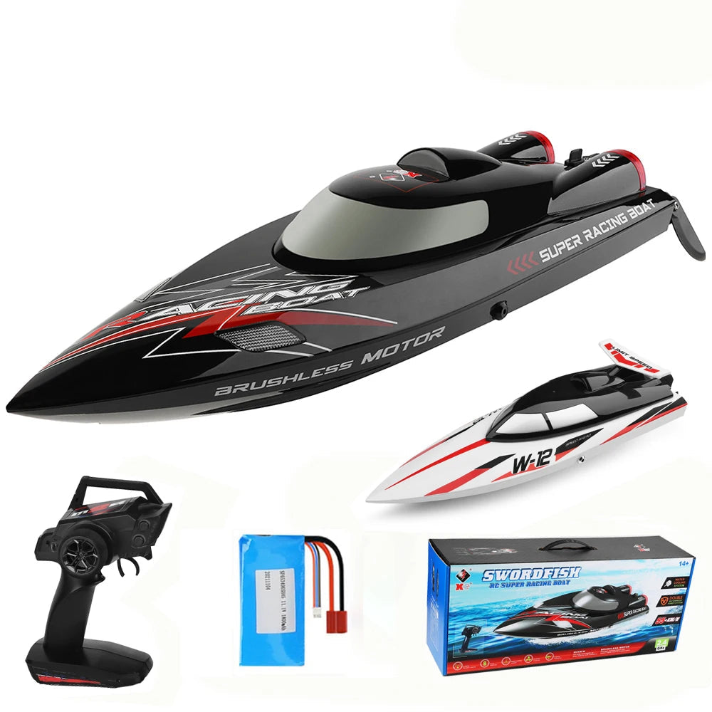 WLtoys WL916 WL912-A RC Boat 2.4Ghz 55KM/H 35KM/H High Speed Racing Watercraft Remote Control Speedboat Toys For Boys Model to assemble