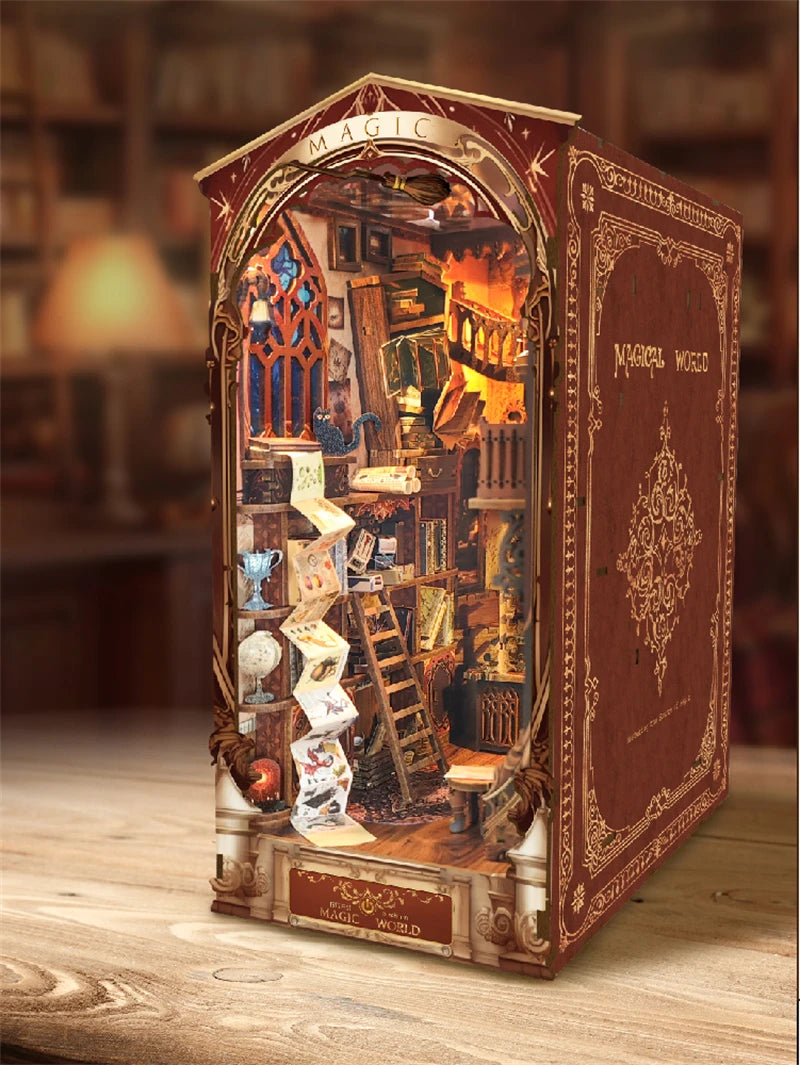 Magic Night Alley with LED lights - Model to assemble