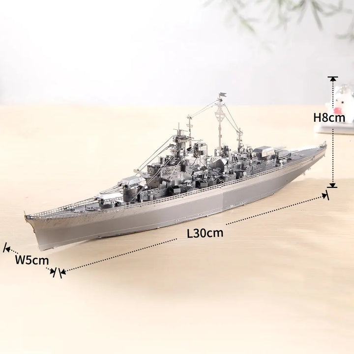 Yamato Nagato Class Battleship Metal Model to assemble