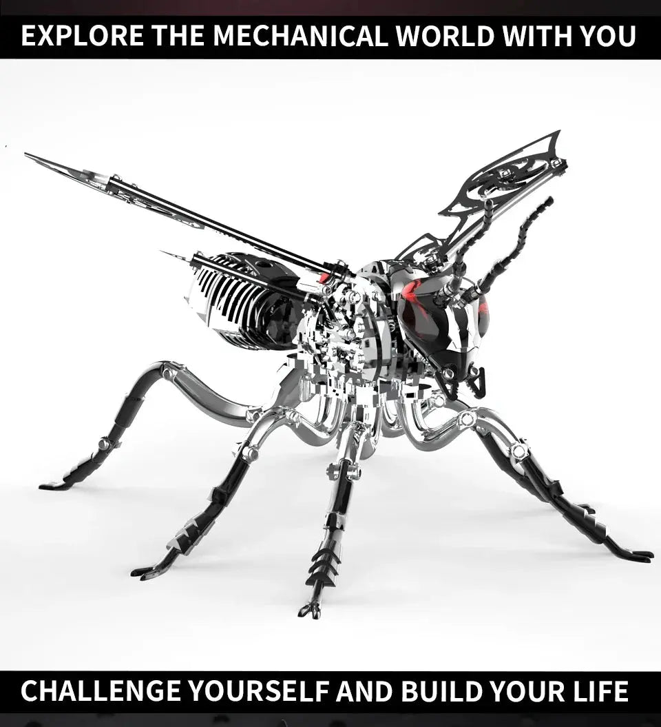 Large Wasp DIY Metal Model Kit - Model to assemble