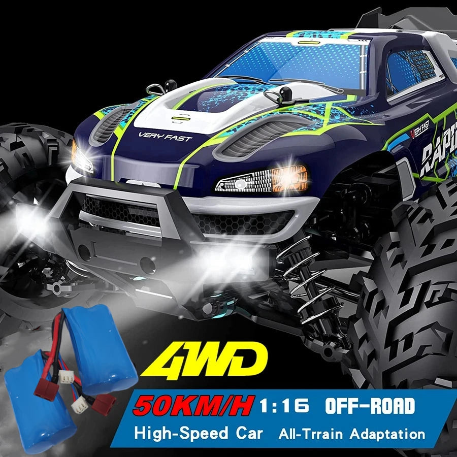 4WD Remote Control Car Off Road 4x4 RC High Speed Buggy Truck Super Brushless 50 or 80KM/H Fast Drift Racing Toy Kids Adults Model to assemble