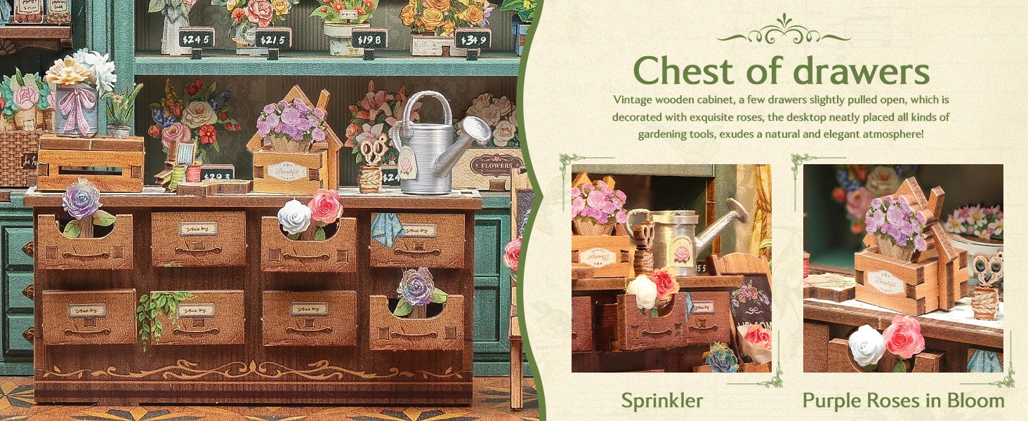 Japan Style Book Nook - Model to assemble