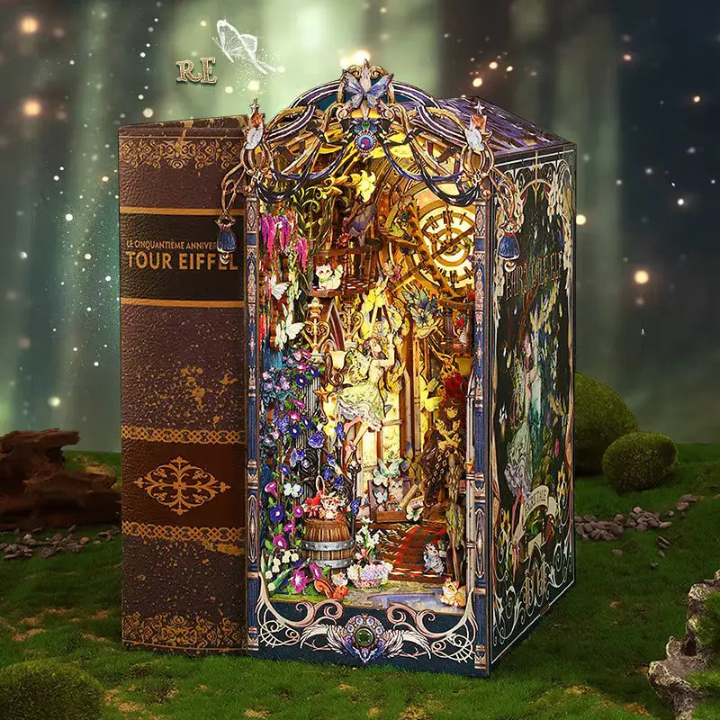Fairy Garden Sanctuary DIY Book Nook Kit Model to assemble