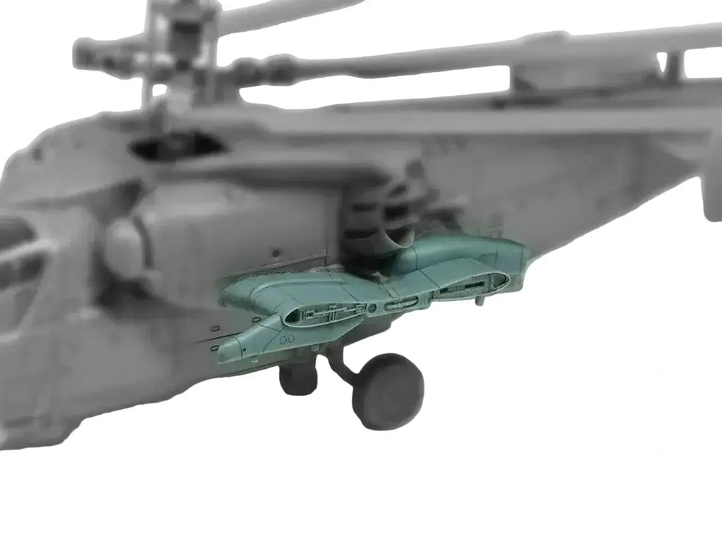 KA-52K Carrier-Based Helicopter Model Kit 1/72 Scale – Russian Military Unassembled Collectible - Model to assemble