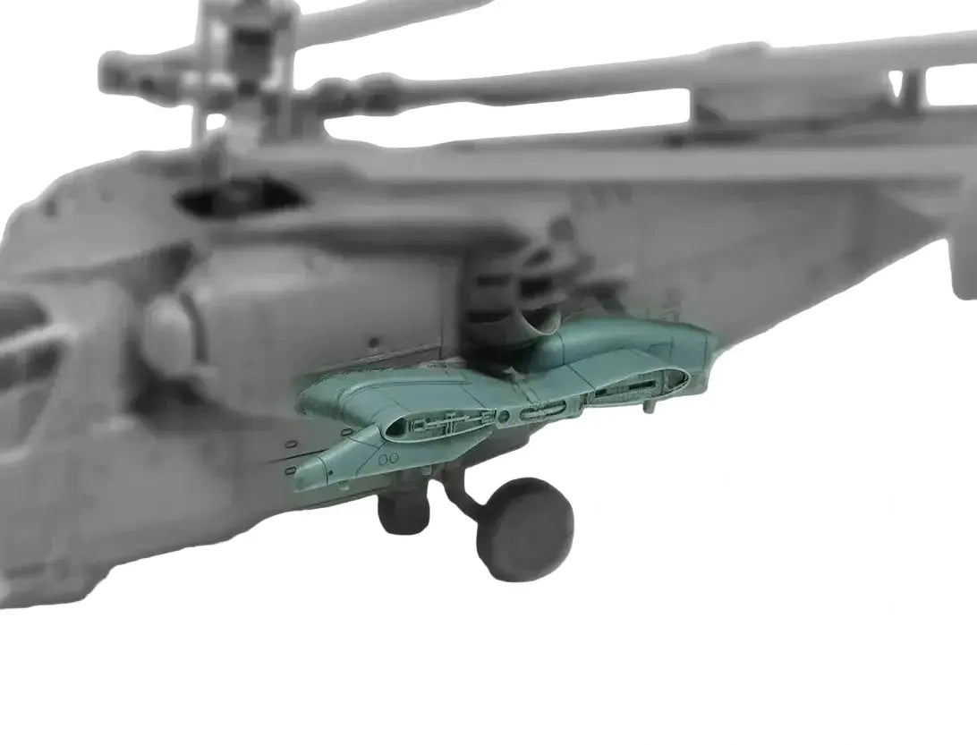 KA-52K Carrier-Based Helicopter Model Kit 1/72 Scale – Russian Military Unassembled Collectible - Model to assemble