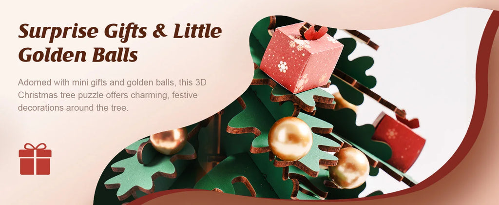 Music Box Christmas Melody Tree - Model to assemble