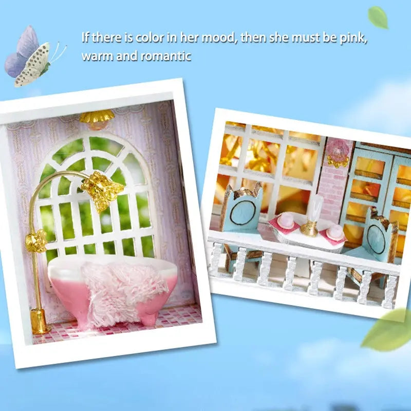Magnificent Architectural miniature house - Model to assemble