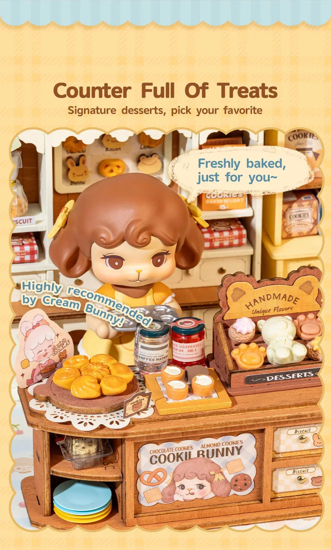 Cookii Bunny's Cookie Shop - Model to assemble