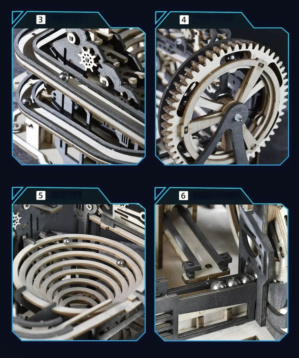 Rolling Ball Track Model Kits - Model to assemble