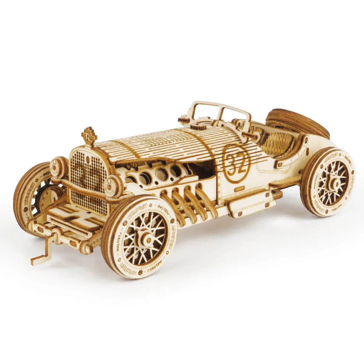 Vintage Car Wooden Puzzle DIY - Model to assemble