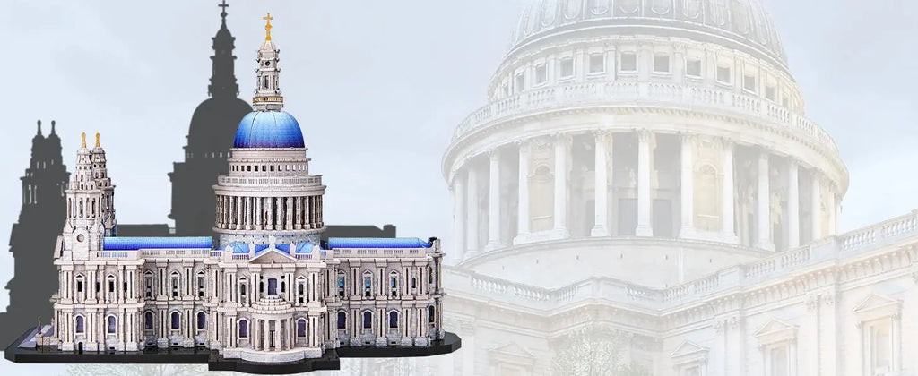 St. Paul's Cathedral 3D Metal Model Kit Model to assemble