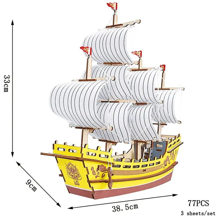 Warship HMS Victory Vessel British Classic Ship Sailboat Model to assemble
