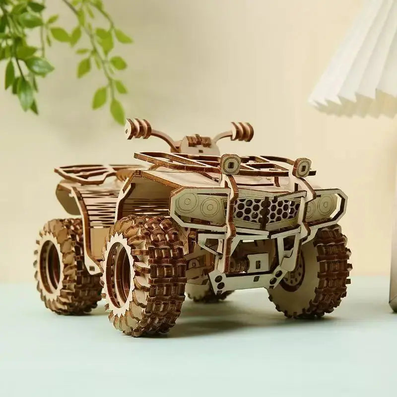 ATV Wooden Model Kit - Model to assemble