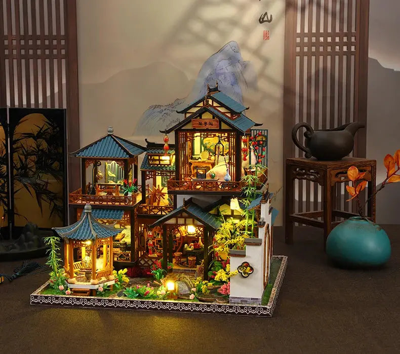 Asian DollHouse Model - Model to assemble