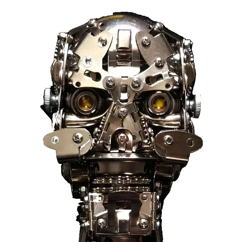 200 Pcs+ Metal Assembly Skull Model 3d Puzzle Metal Assembly Models Difficult Mechanical Toys Precision DIY Kit Model to assemble