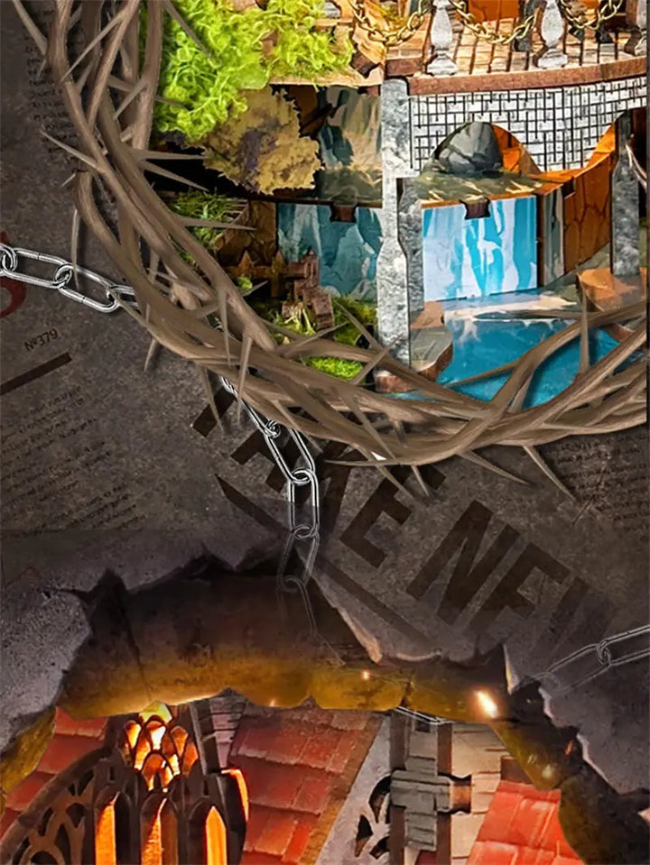 The Lord of the Rings Book Nook - Model to assemble