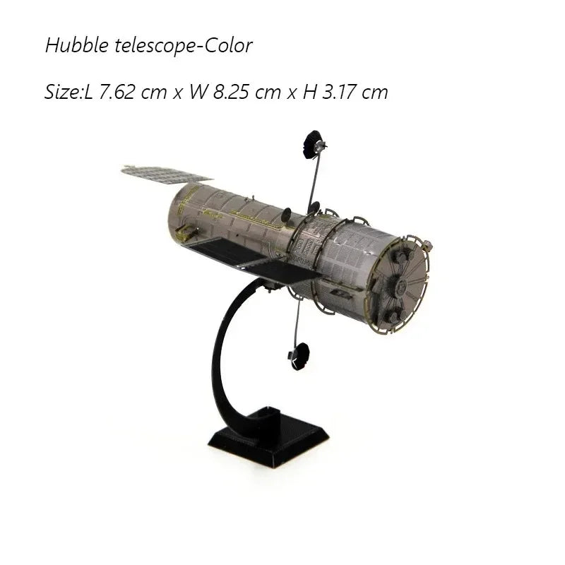 3D Metal Puzzle UFO DIY Handmade Space Exploration Spacecraft Assembly Model Jigsaw Puzzle Toys For Adult Kids Model to assemble