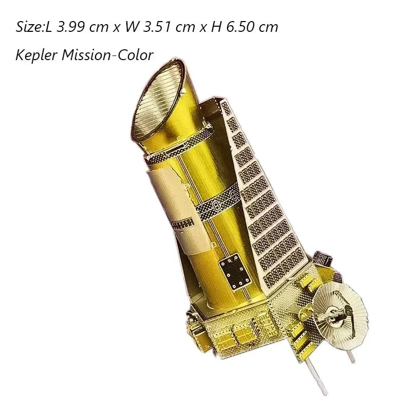 3D Metal Puzzle UFO DIY Handmade Space Exploration Spacecraft Assembly Model Jigsaw Puzzle Toys For Adult Kids Model to assemble