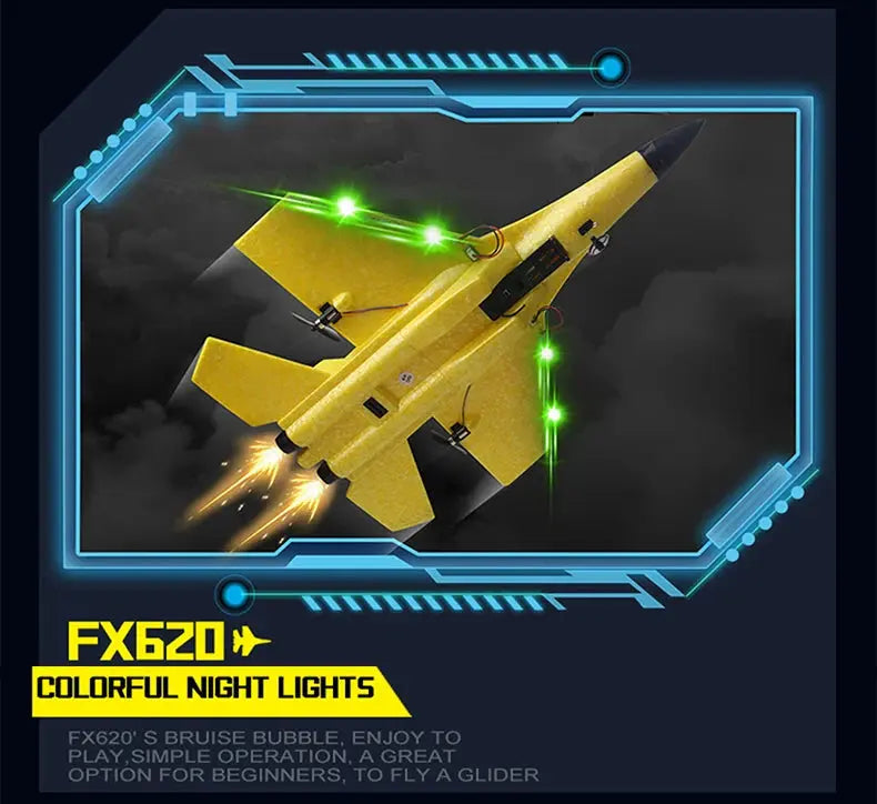 SU-35 RC Fighter Jet Foam Glider – 2.4G Remote Control Fixed Wing Airplane for Kids & Hobbyists - Model to assemble