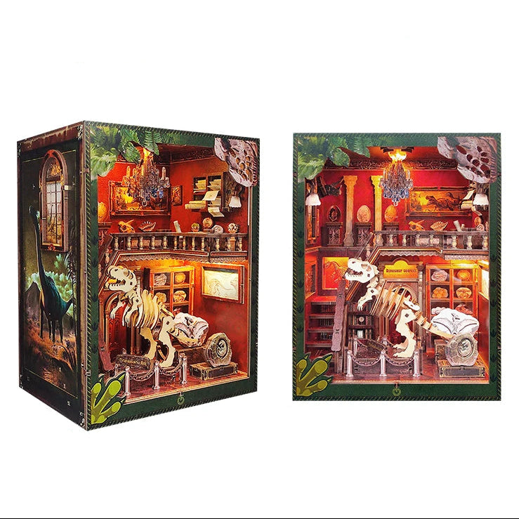Dinosaur Museum DIY Book Nook Kit Model to assemble