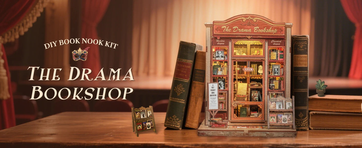 Japan Style Book Nook - Model to assemble